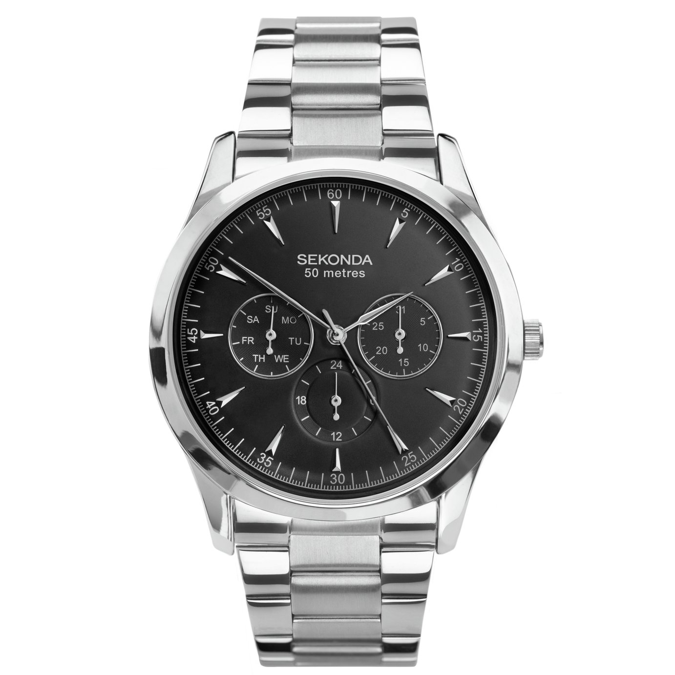 stainless steel watch