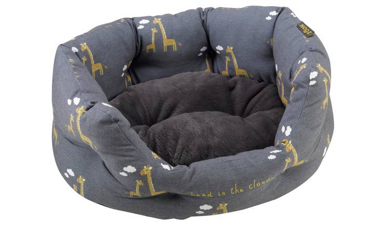 Zoon Giraffe Oval Pet Bed - Large