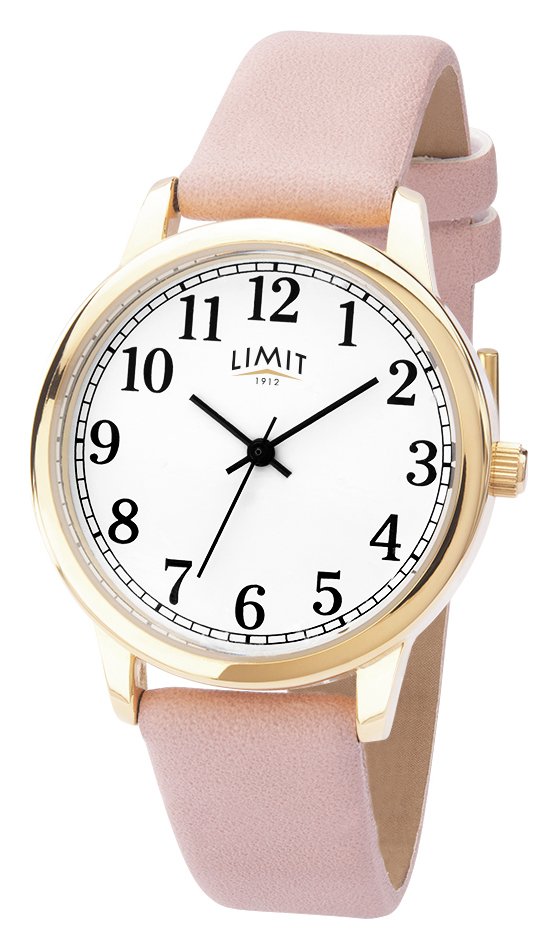 Limit Ladies Pink Faux Leather Strap Watch Review