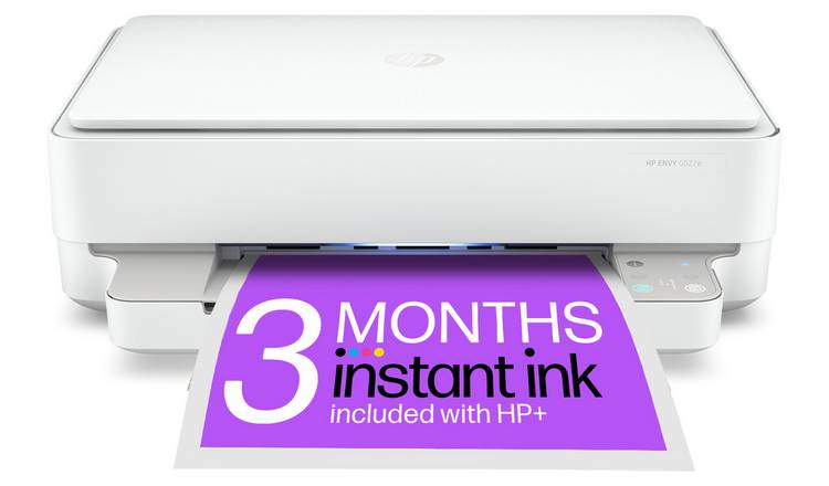  HP Envy 6020e All-in-One Printer - Color Inkjet - 6 Months  Instant Ink Included (Photocopy, Scan, Print, Duplex, WiFi) : Office  Products