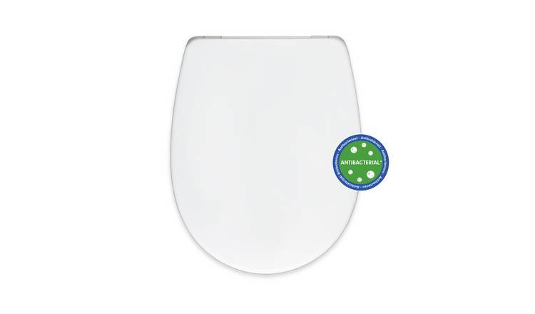 Click & Clean Classic Toilet Seat - White