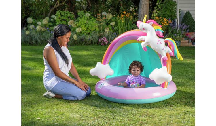 New Chad Valley Unicorn Shaped Baby Toddler Paddling Pool 1-3 Years FAST P&P 