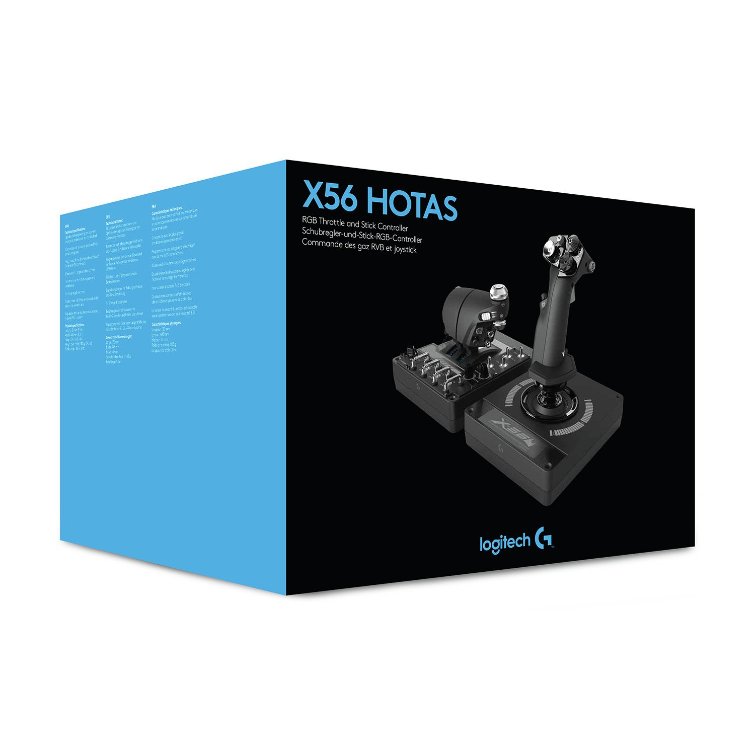 PC用ゲームコントローラー・コンバーター Logitech X-56 HOTAS Buy Logitech G X56 HOTAS Controller - Throttle And Joystick | PC