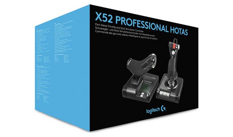 Buy Logitech G Saitek X52 Pro Flight Control System | PC gaming accessories  | Argos