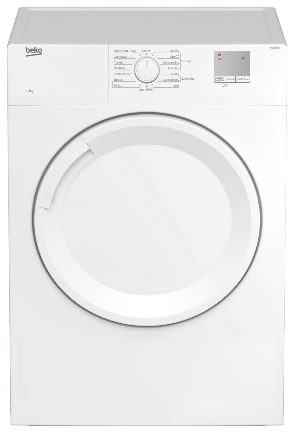 Beko DTGV7000W 7KG Vented Tumble Dryer Review