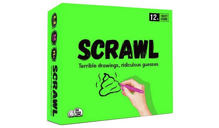 Scrawl Adult Board Game | Terrible Drawings and Ridiculous Guesses