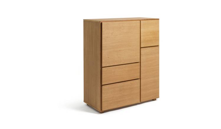 Storage credenza with deals doors