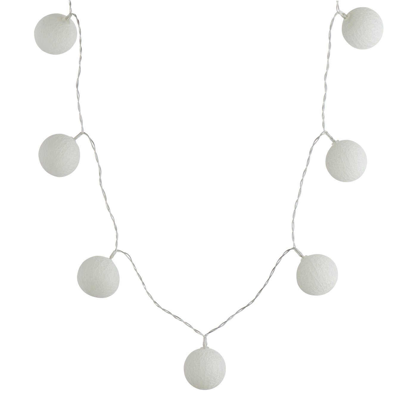 Habitat Ball String Lights - White