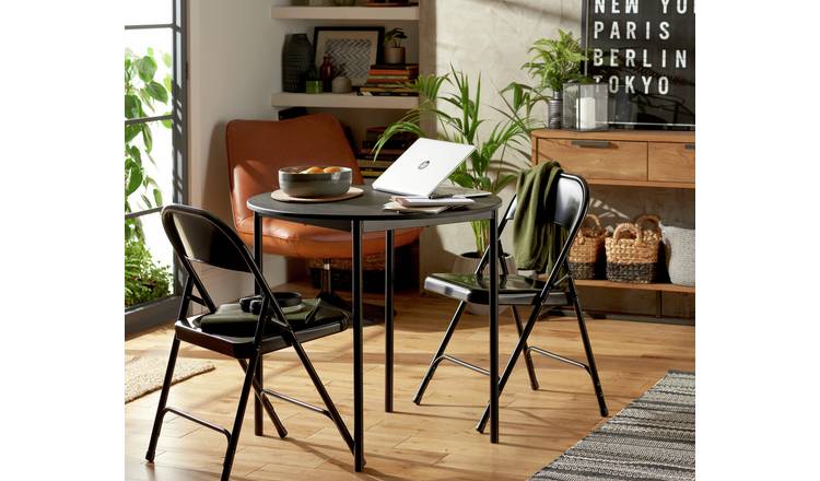 Buy Argos Home Stella Metal 2 Seater Dining Table Black Dining