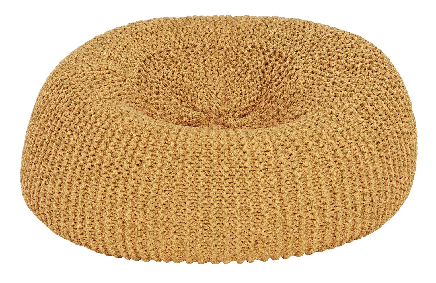 Argos Home Large Wool Beanbag - Ochre