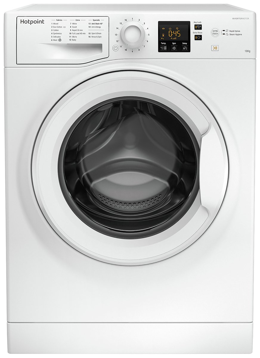 Hotpoint NSWM1043CW 10KG 1400 Spin Washing Machine - White