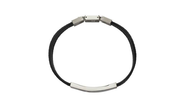 Mens leather bracelet on sale argos