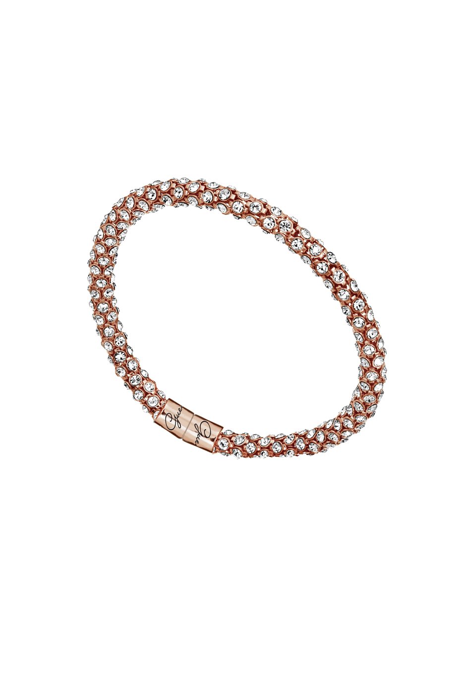 Guess Crystals Glamazon Rose Gold Plated Bangle