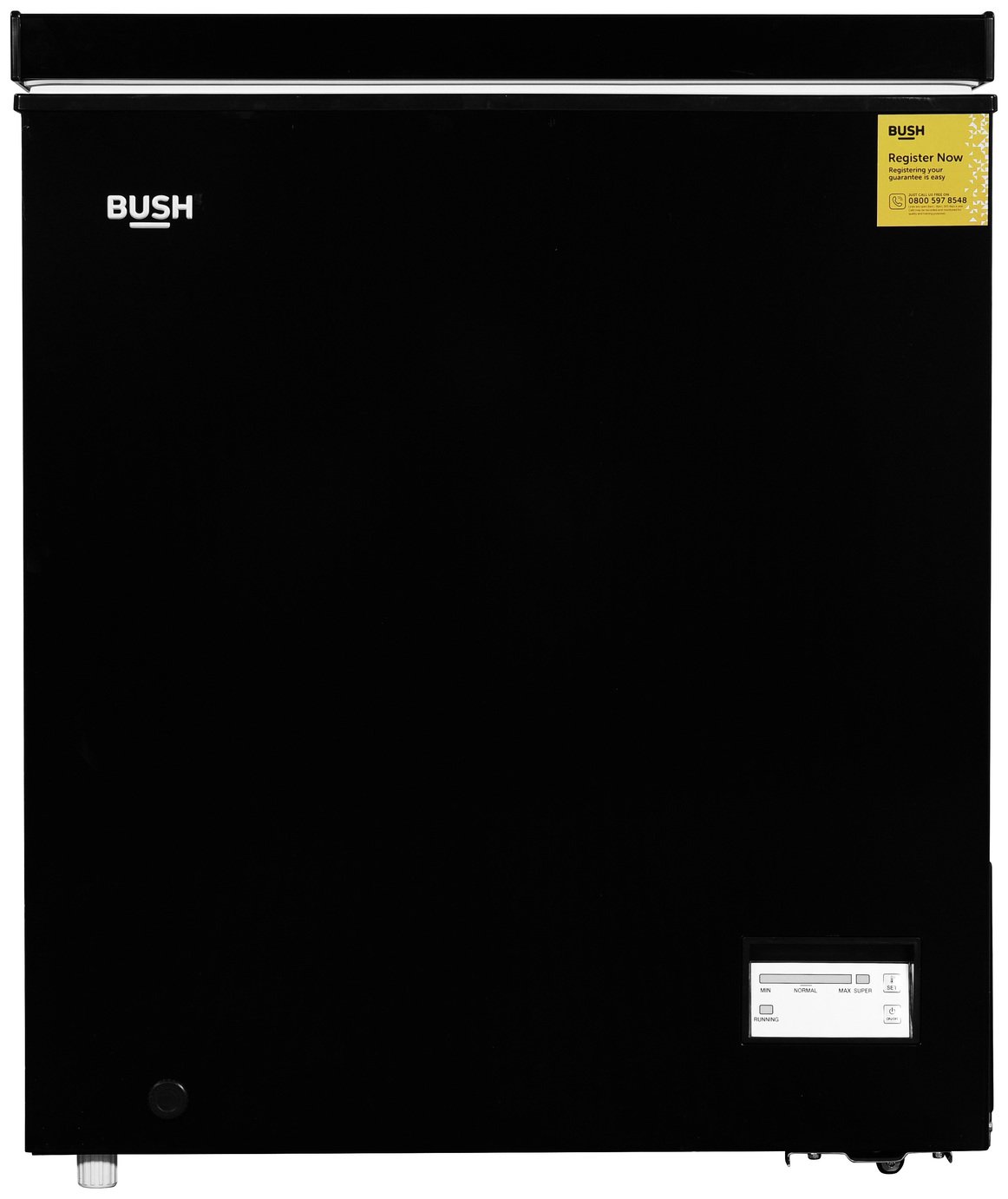 Bush BECFB142L Chest Freezer - Black