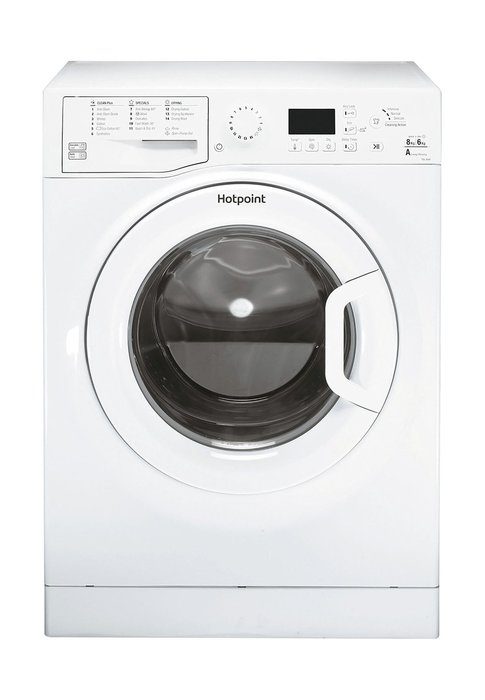 Hotpoint FDL8640P 8KG / 6KG 1400 Spin Washer Dryer - White