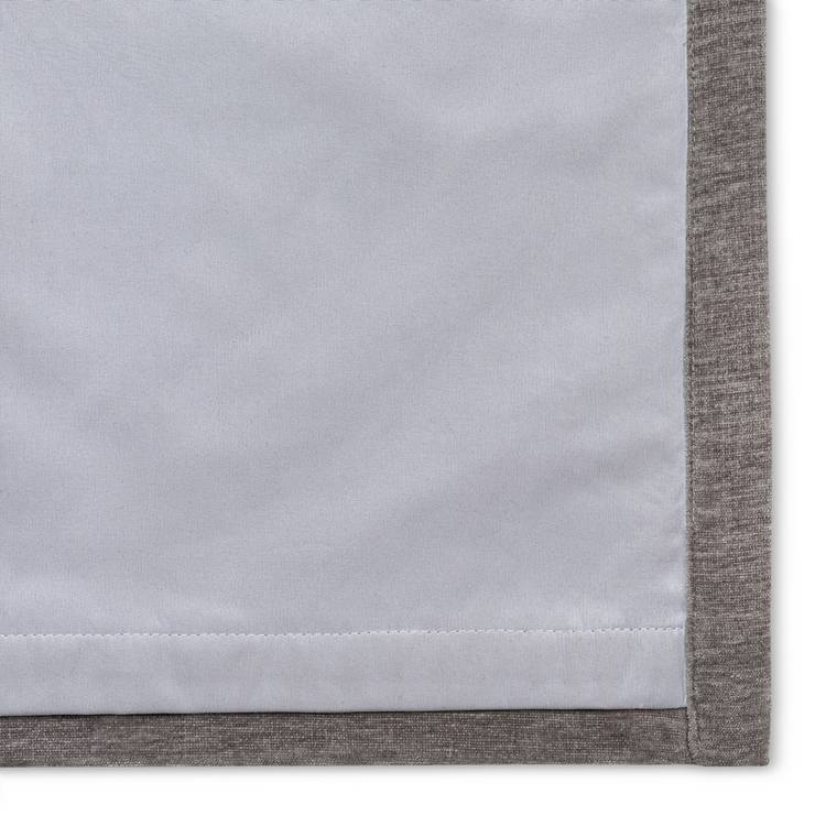 Habitat Plain Chenille Blackout Lined Curtain - Grey 0