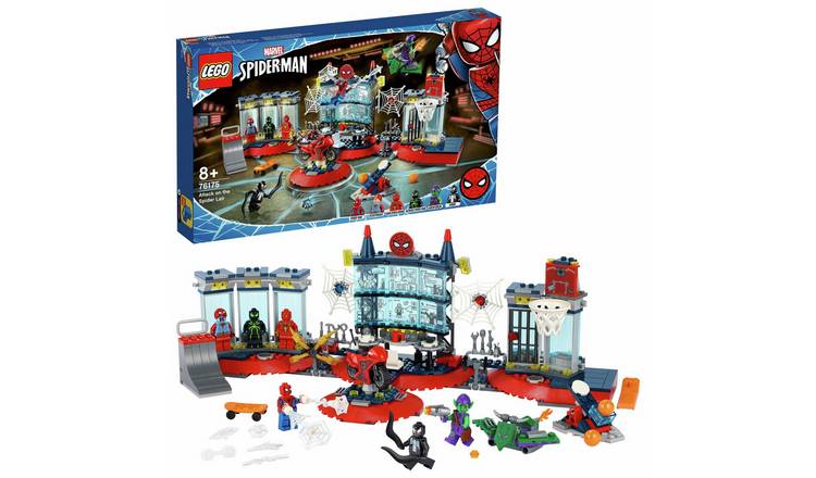 LEGO Marvel Spider-Man Attack on the Spider Lair Set 76175