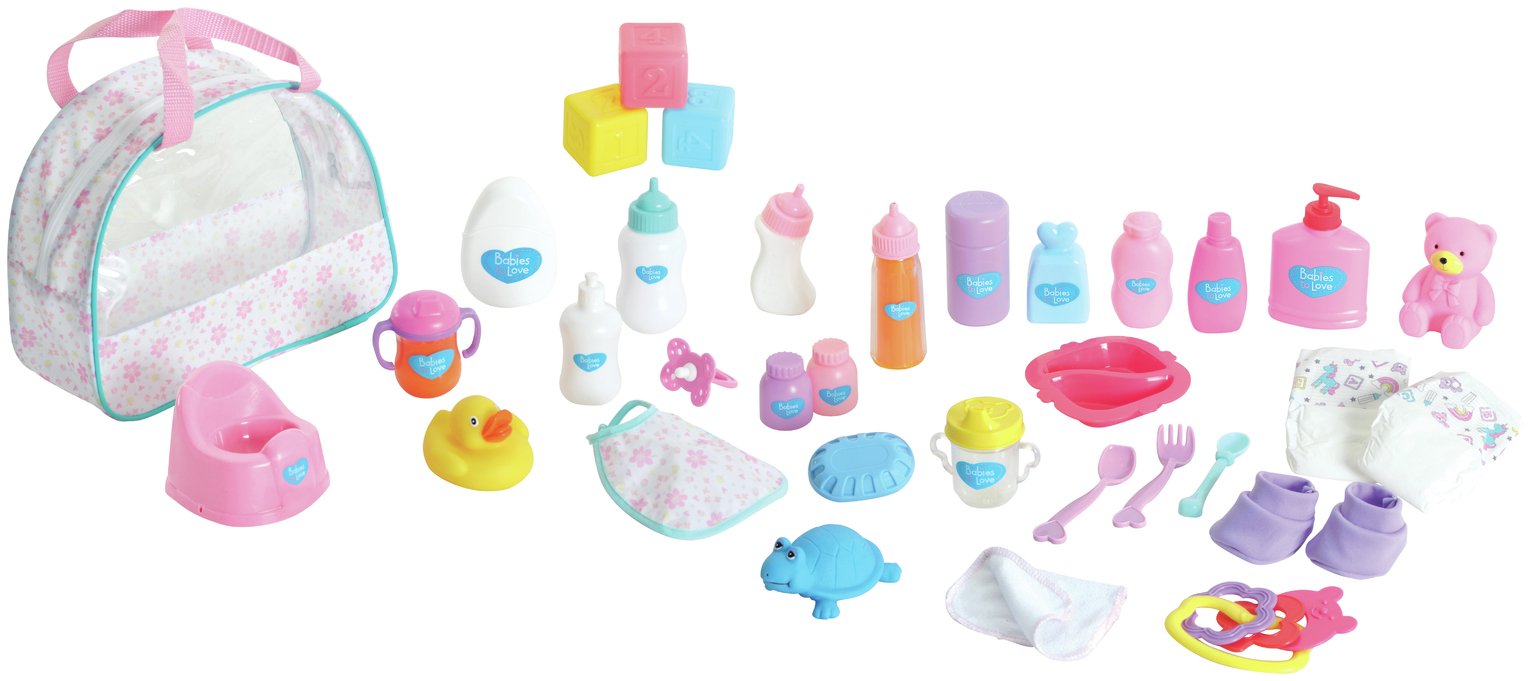 Chad Valley Babies to Love Dolls Changing Bag Set review