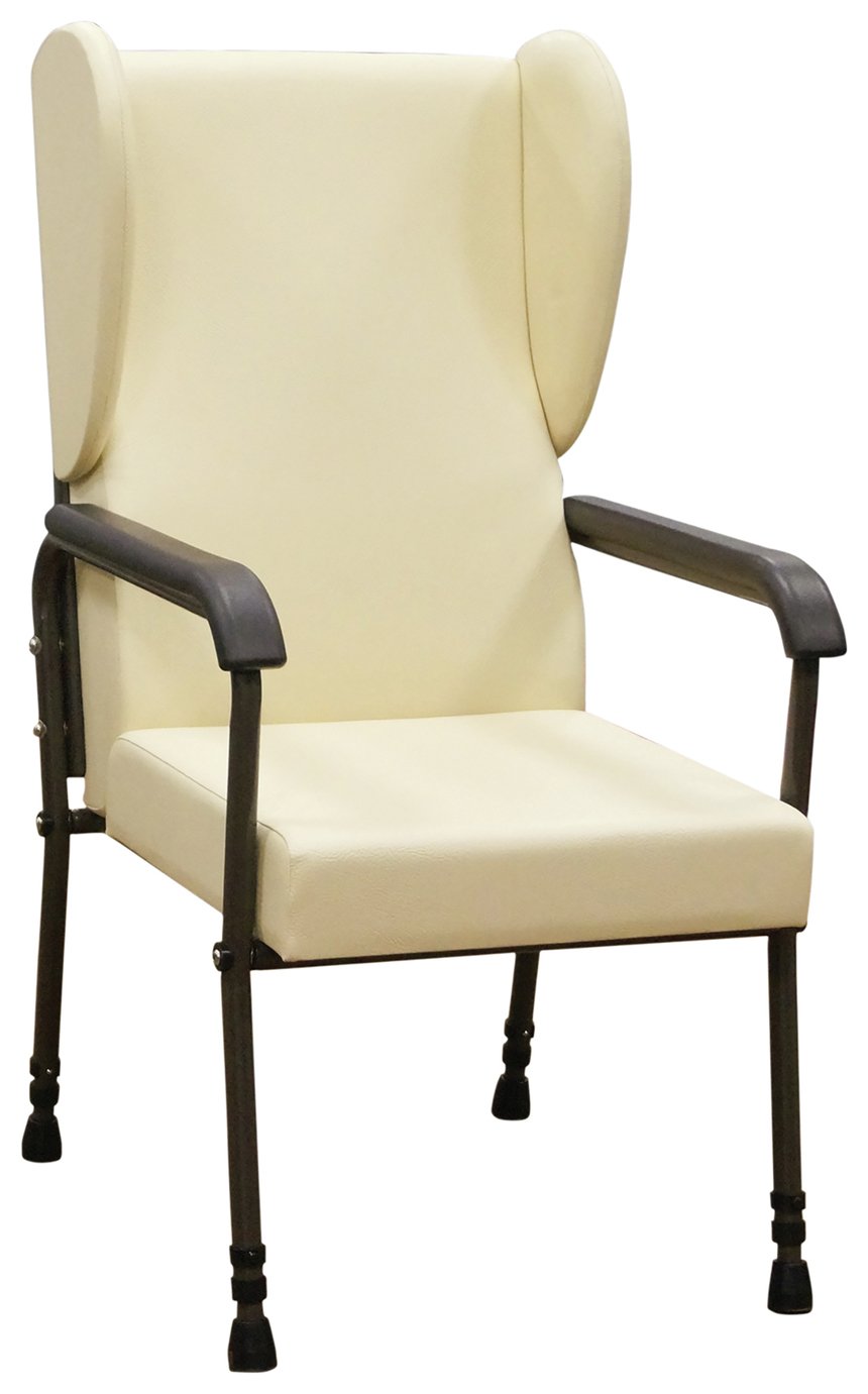 Aidapt Chelsfield Fabric Wingback Chair - Cream