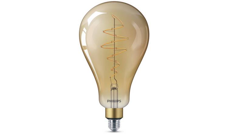 Philips LED Filament E27 6.5W (40W) Dim Giant Bulb - Gold