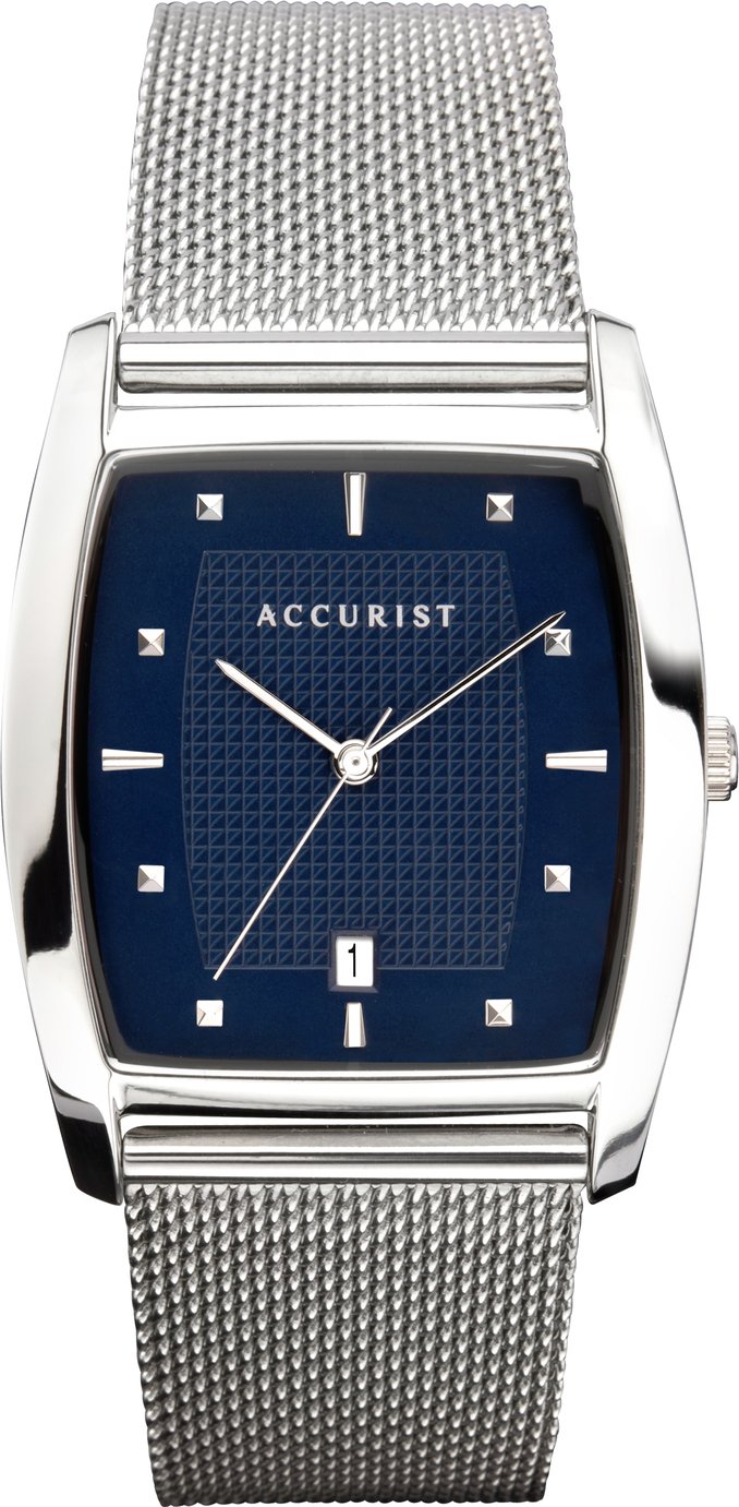 Accurist Men s Stainless Steel Milanese Bracelet Watch 9404652