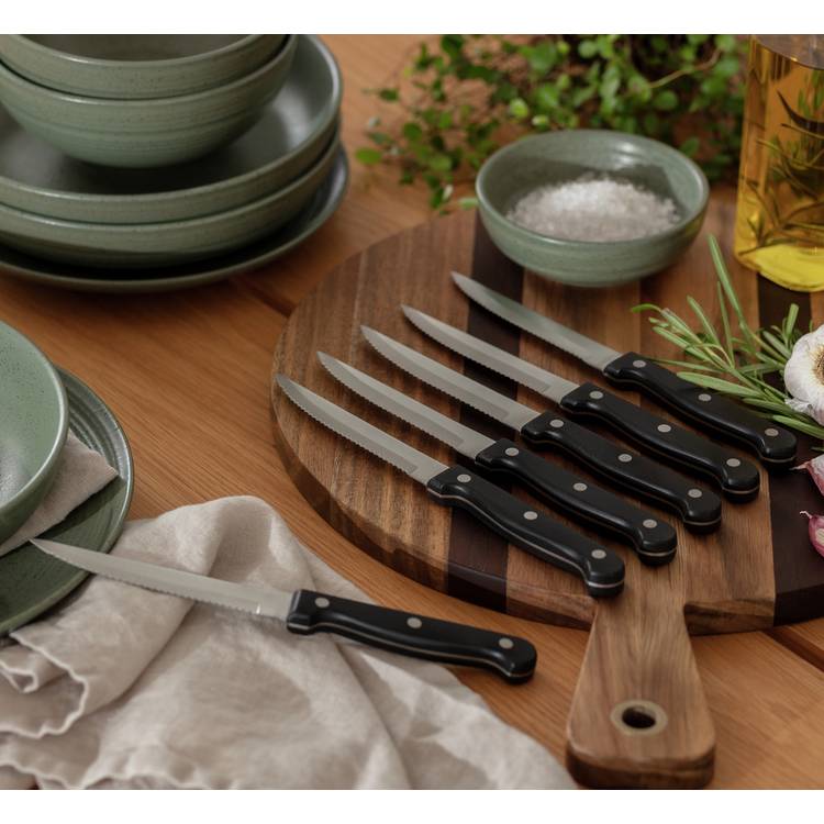 Argos Home 6 Piece Steak Knifes Set - Silver 0