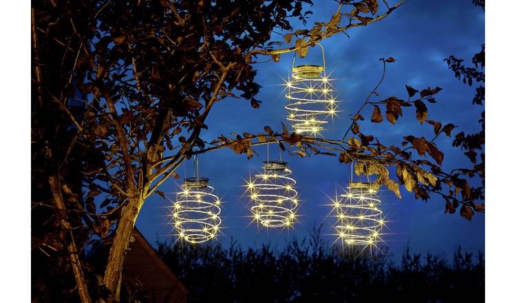 Solar spiral deals lantern lights