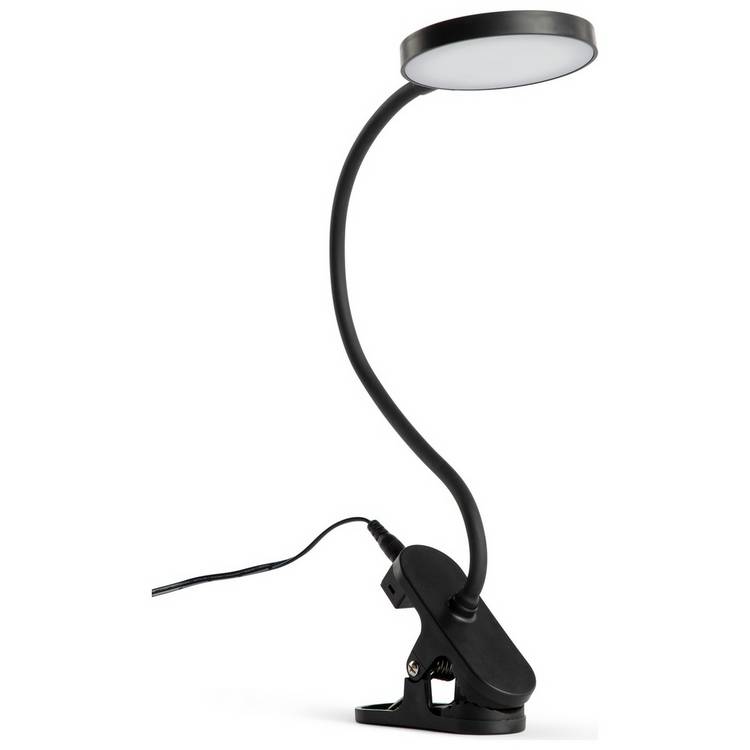 Habitat Mopsa Clip Lamp - Black 0