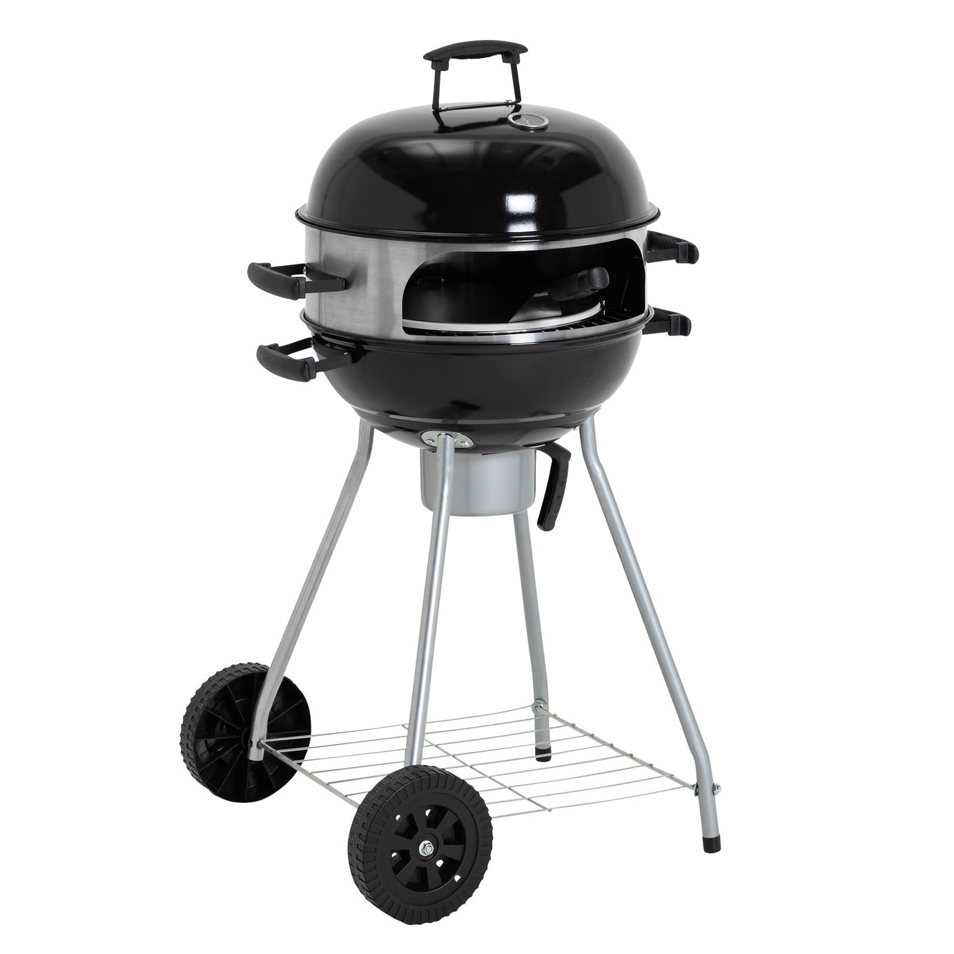 Argos Home Kettle Charcoal BBQ with Pizza Oven