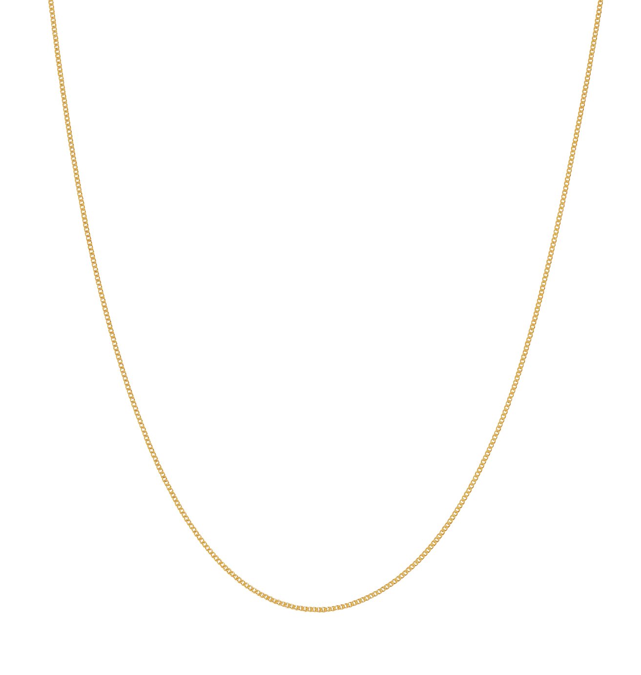 Revere 9ct Gold Fine Curb Chain