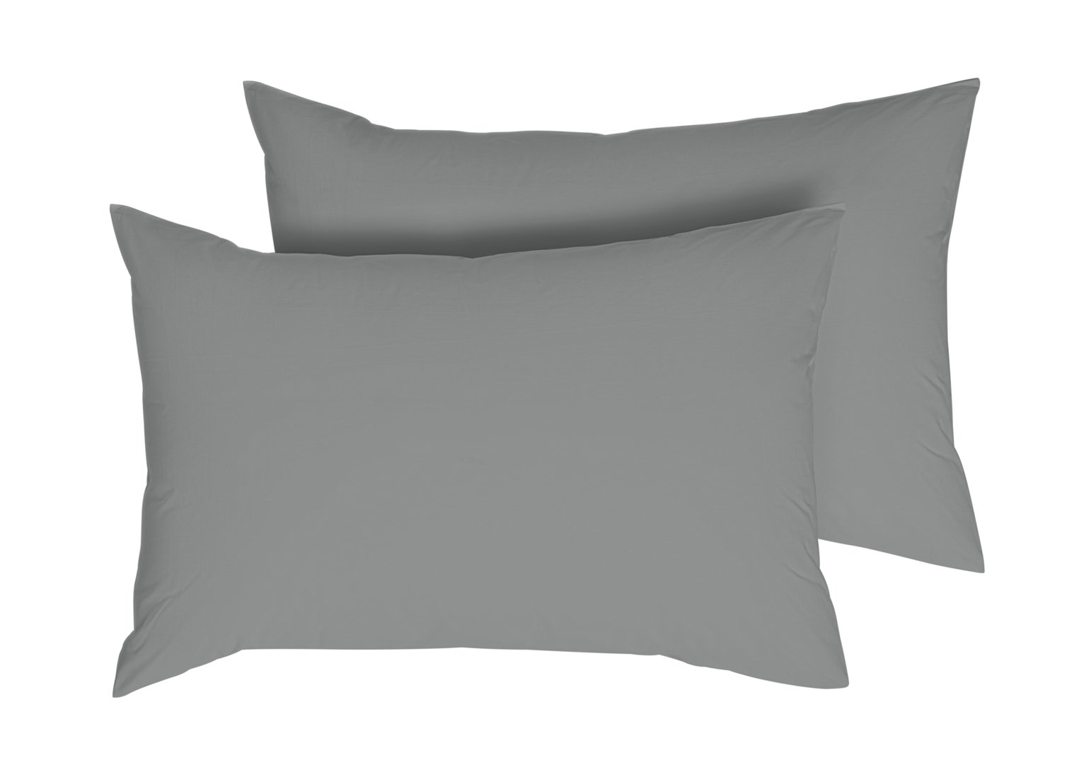 Habitat Lyocell Standard Pillowcase Pair - Dove Grey