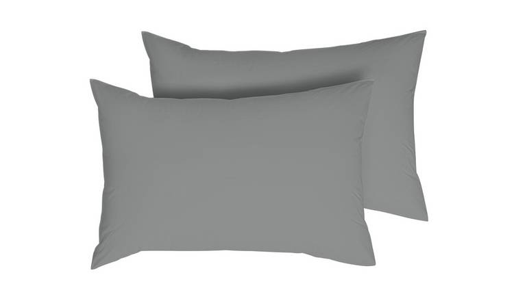 Argos white pillow cases sale