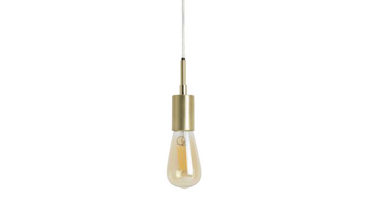 Brushed gold light deals fitting