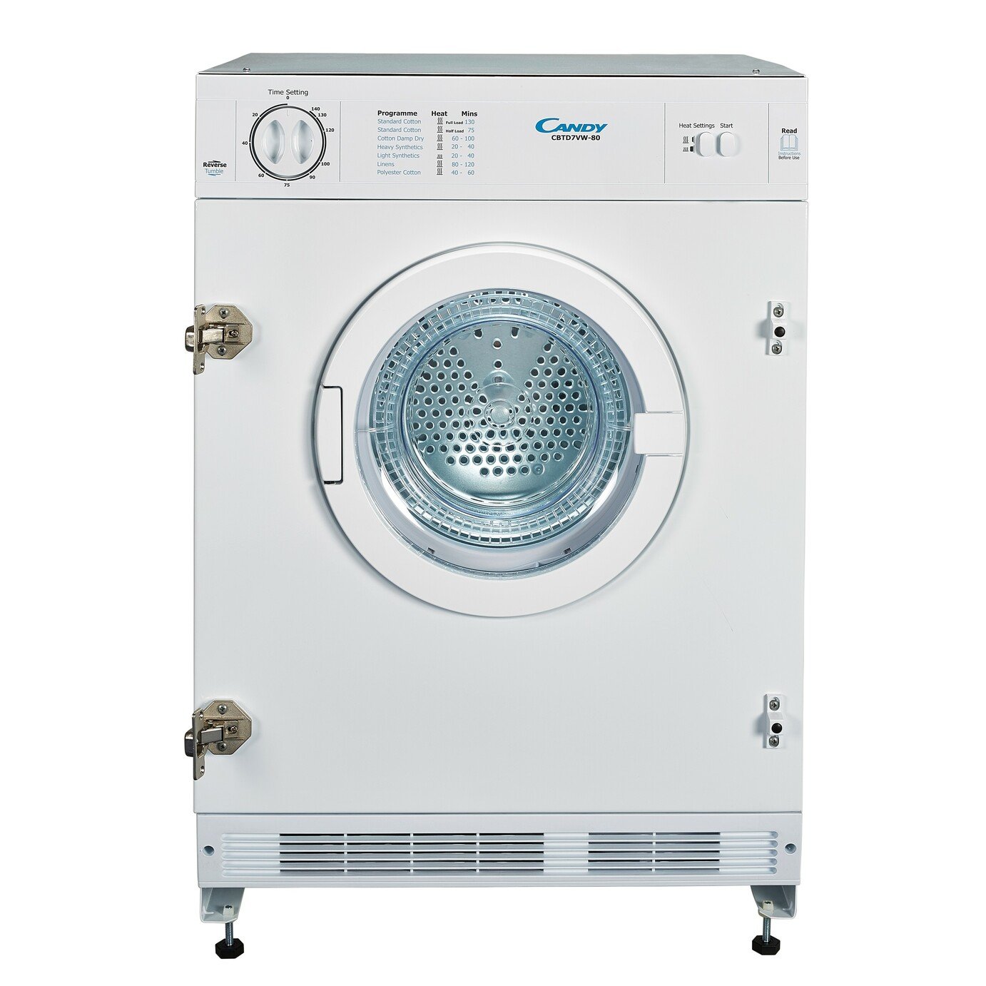 Candy CBTD7VW 7KG Integrated Vented Tumble Dryer - White