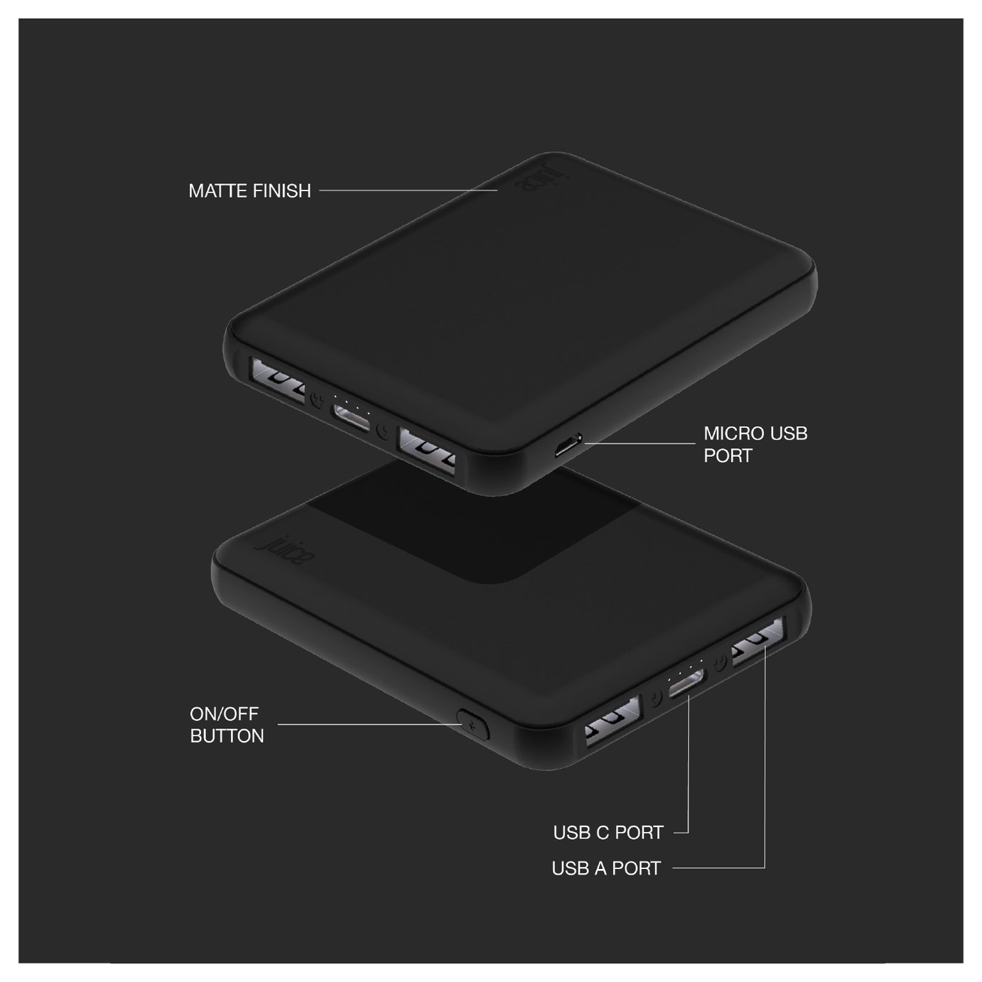 Juice 1 Power Bank Black 3350mAh Reviews Updated January 2024