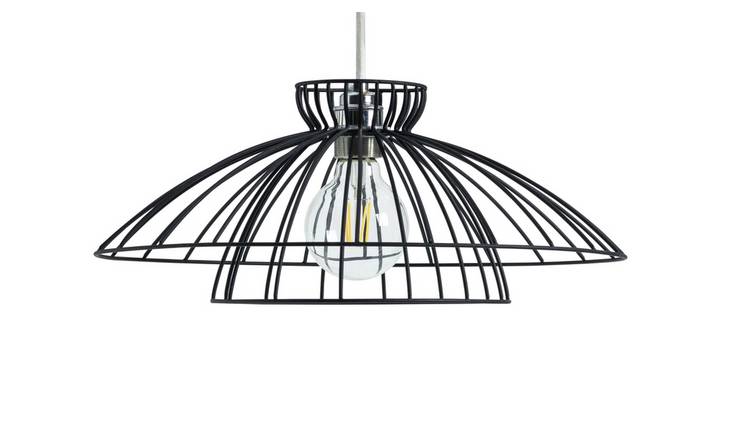 Black wire deals lamp base