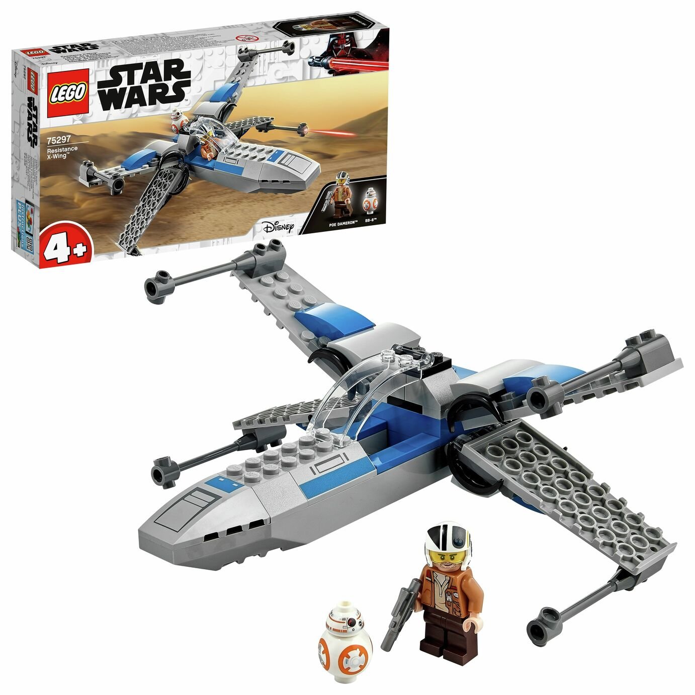 LEGO Star Wars 4+ Resistance X-Wing Starfighter Set 75297 review