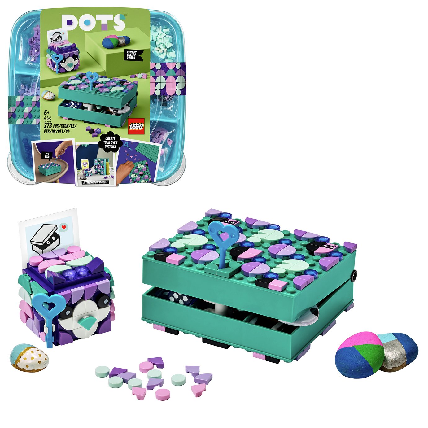 LEGO DOTS Secret Boxes Jewellery Box Room D√©cor Set 41925 review