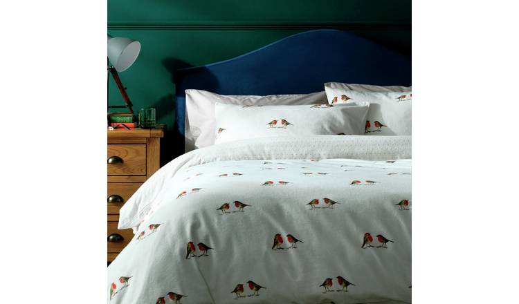 Buy Argos Home Country Christmas Robin Bedding Set - Double | Duvet cover  sets | Argos