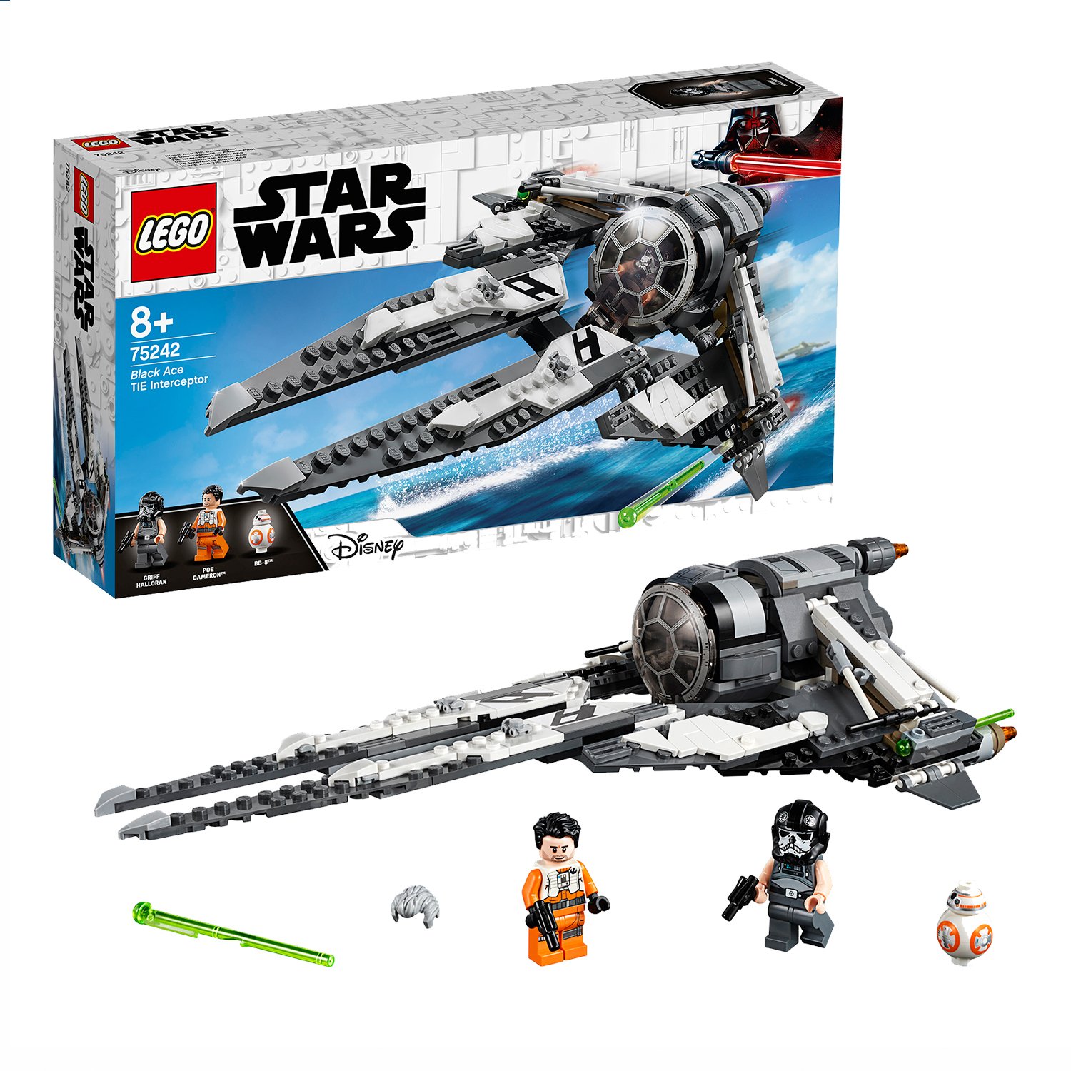 LEGO Star Wars Resistance Black Ace TIE Interceptor - 75242