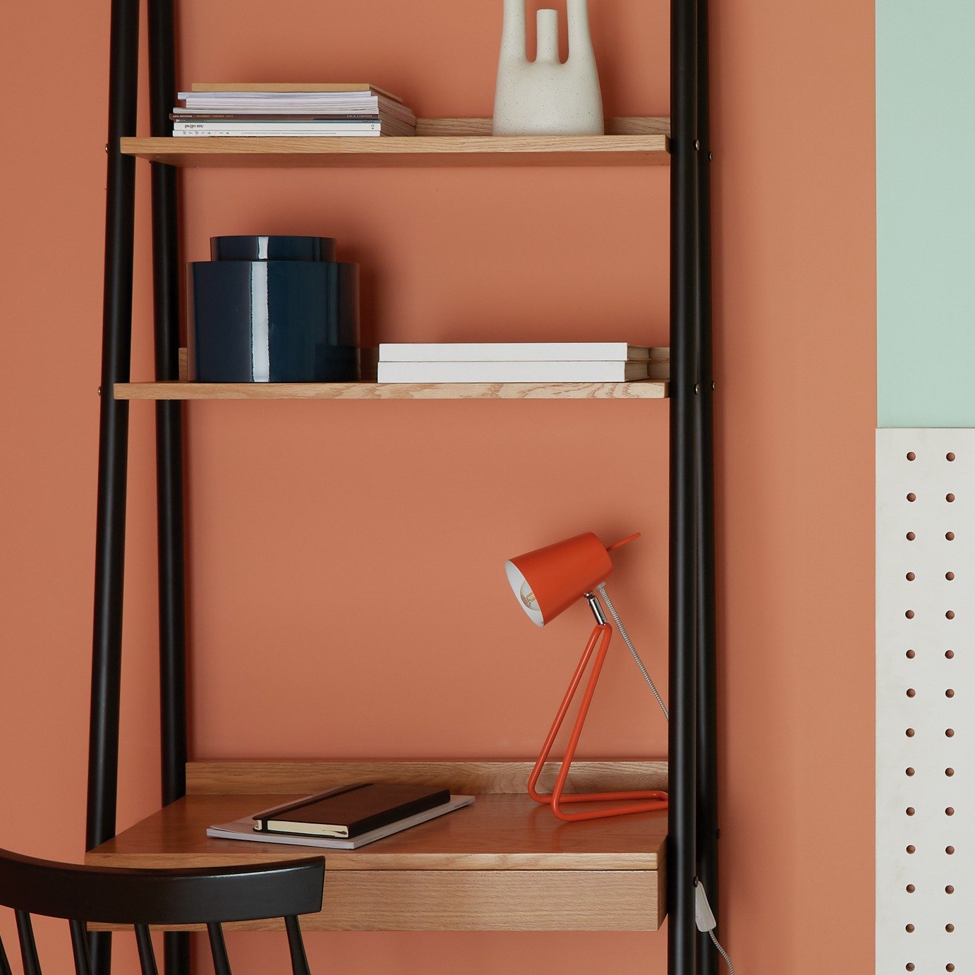 Habitat Lizzie Desk Lamp - Orange