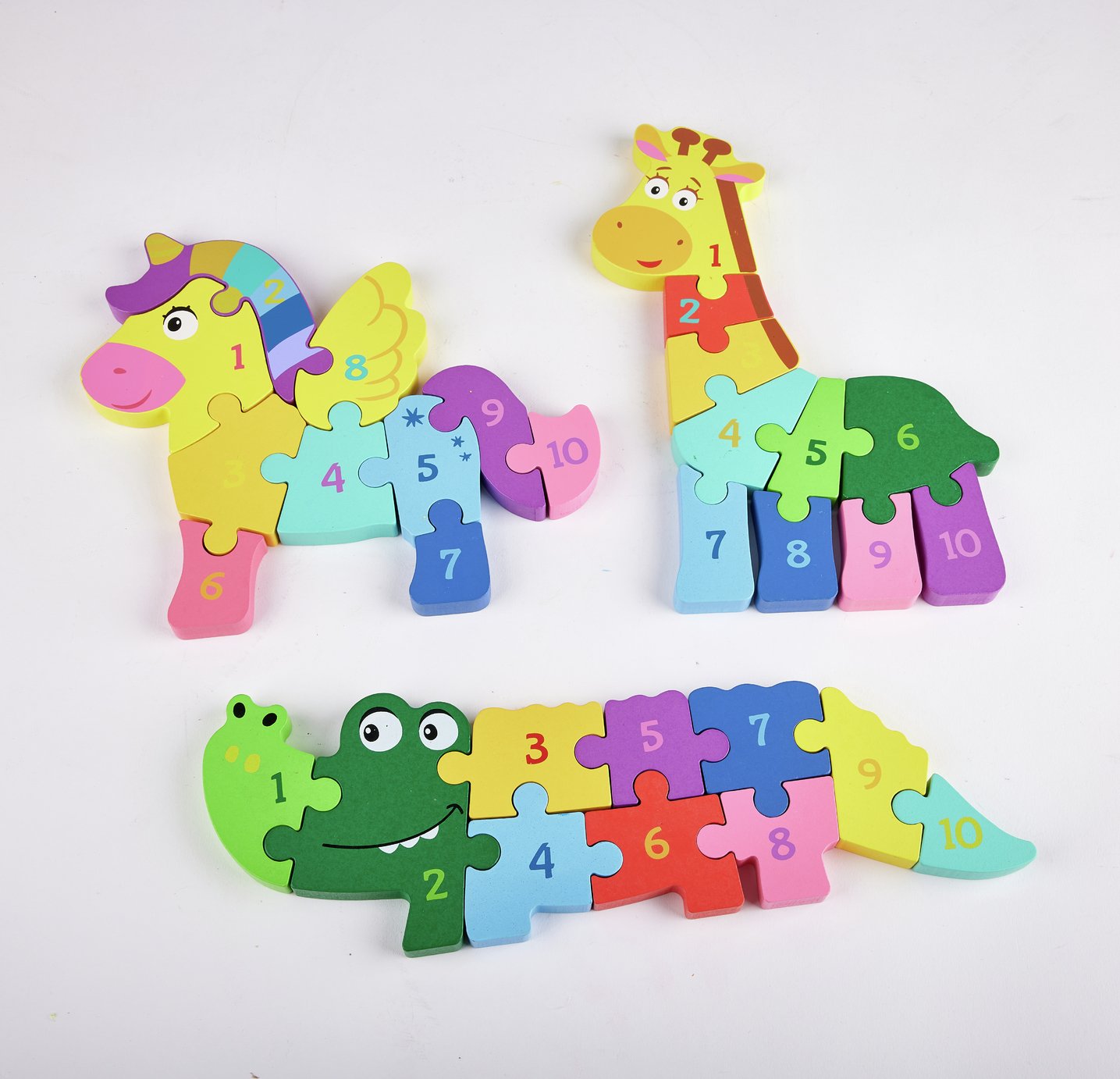 Chad Valley Wooden Animal Kids Jigsaw Puzzle