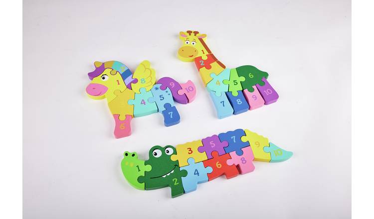 Wooden animal cheap puzzles for toddlers