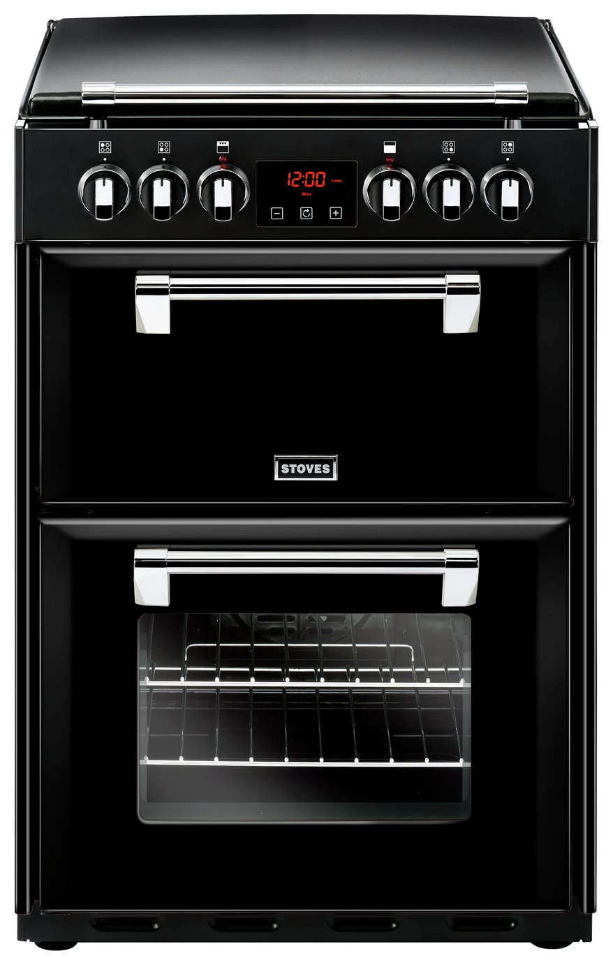 Stoves Richmond 600E 60cm Double Electric Cooker - Black