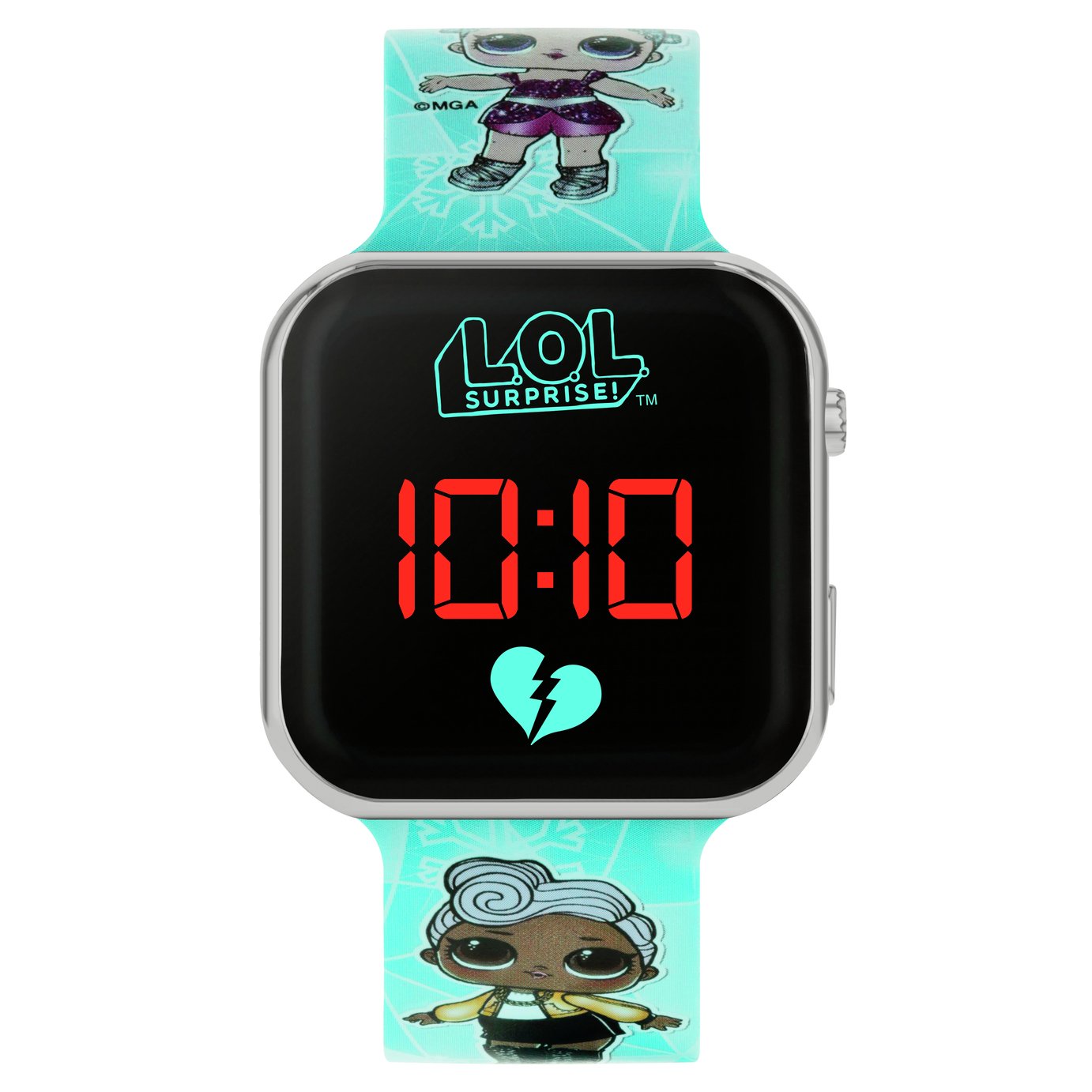 LOL Surprise Kid's Digital Blue Silicone Strap Watch