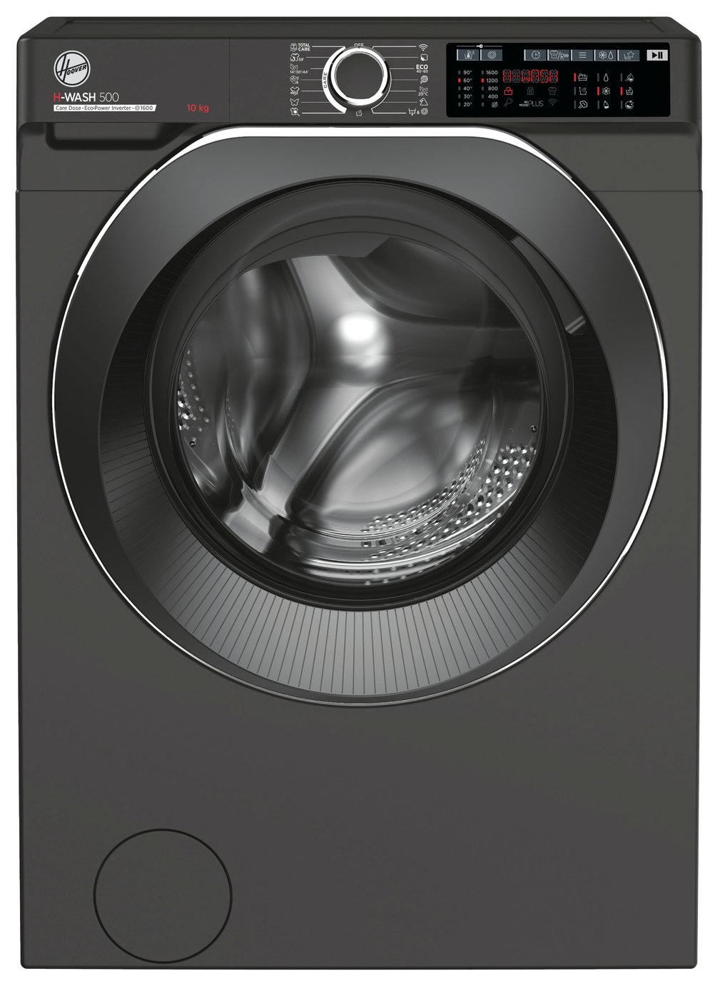 Hoover H-WASH 500 10KG Caredose Washing Machine - Graphite