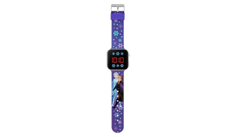 Buy Disney Frozen Kid s Digital Purple Silicone Strap Watch Kids