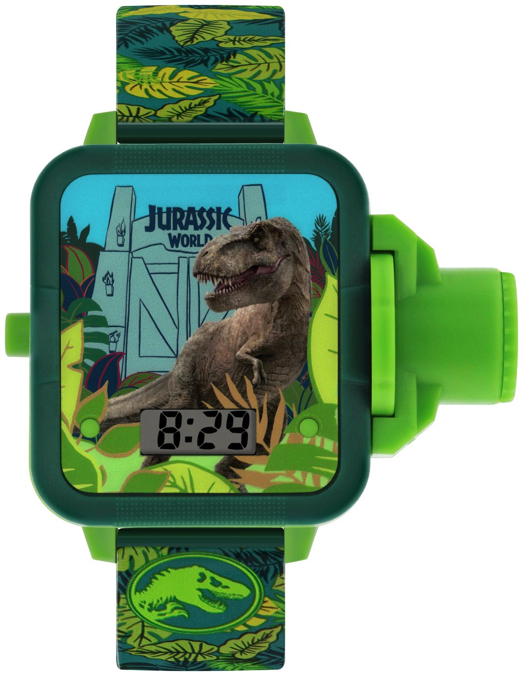 Universal Jurassic Park Kid's Green Projection Strap Watch