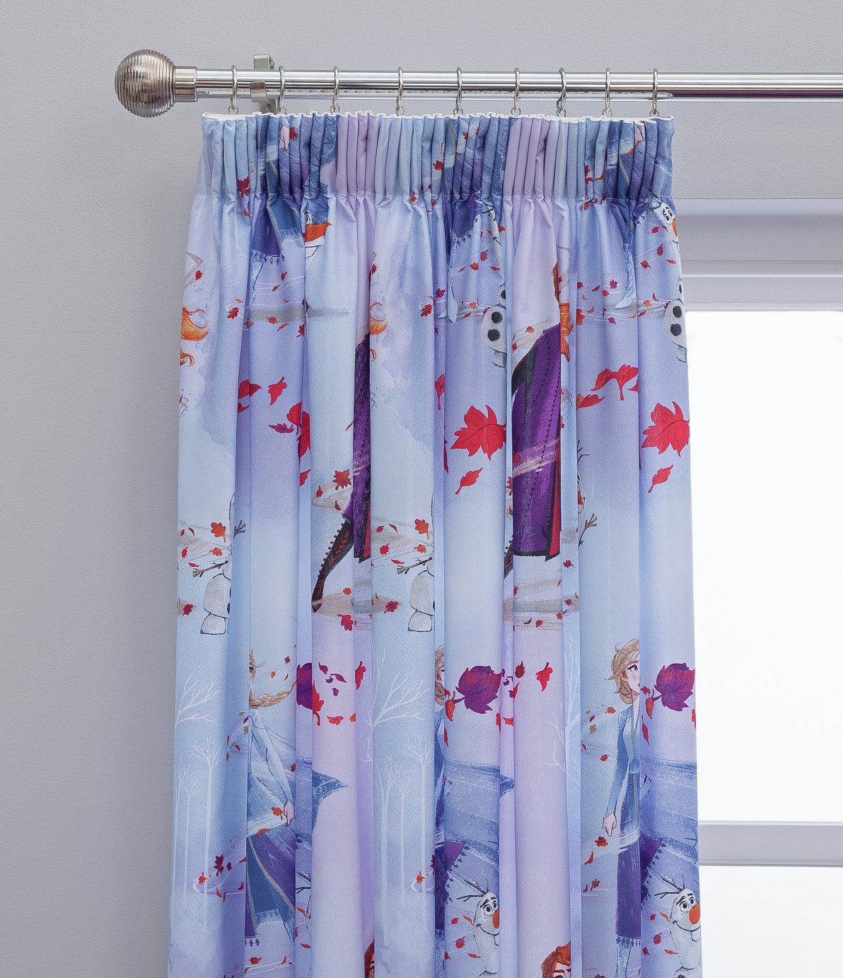 Disney Frozen 2 Unlined Pencil Pleat Curtains Review