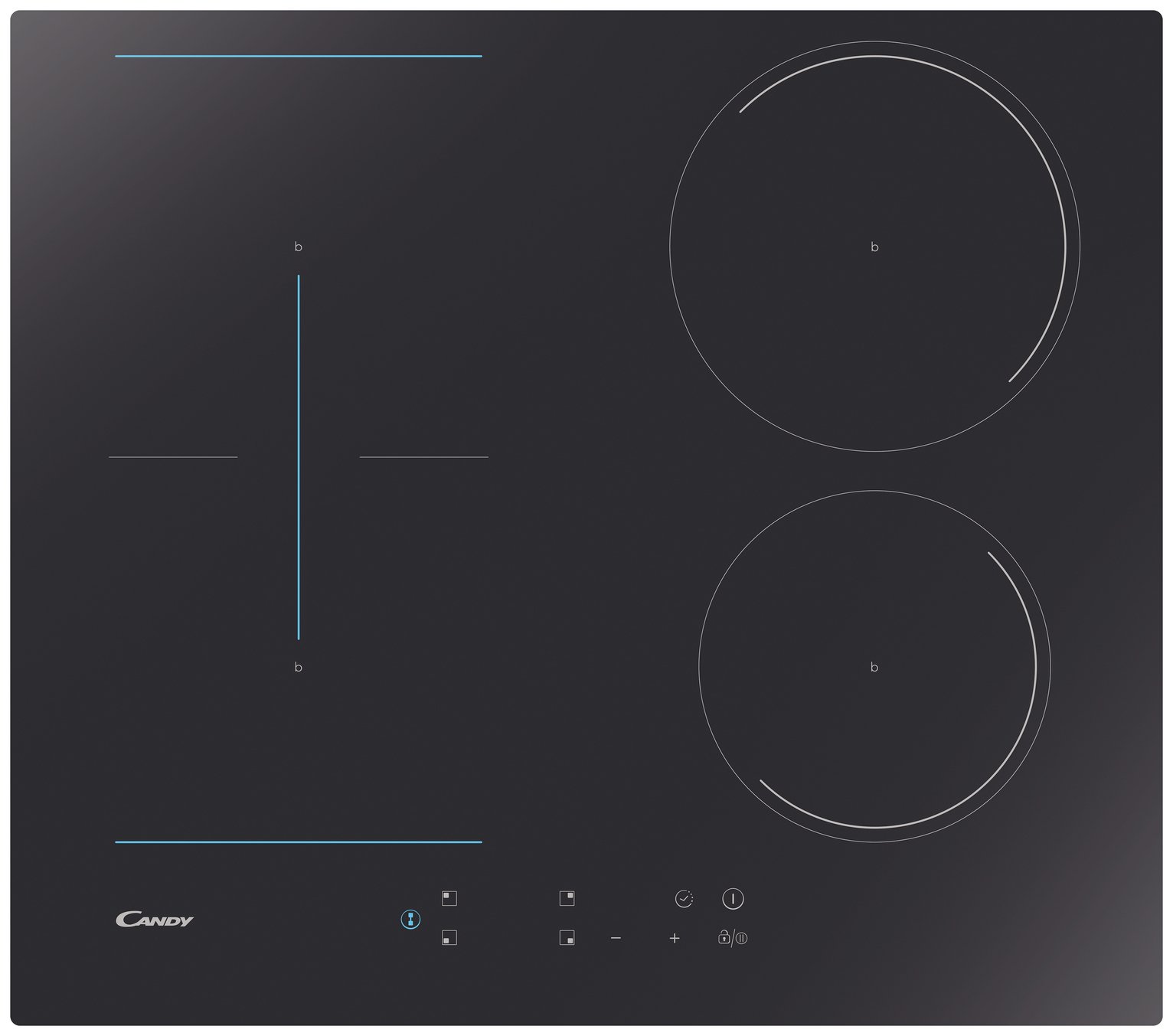 Candy CCTP643 60 Induction Hob - Black